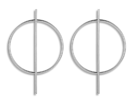 Długie Kolczyki Modne Geometryczne Ring Lovrin