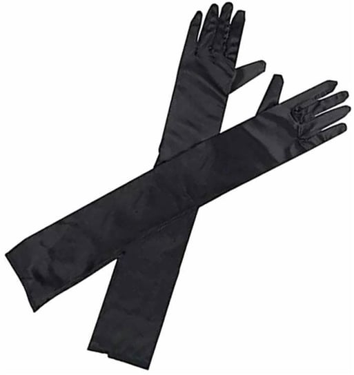 Długie Rękawiczki Wieczorowe W Stylu Retro Rozm. Uniwersalny Czarne Bq62 Aptel