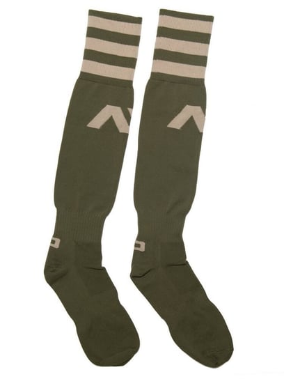 Długie skarpetki męskie | Basic Addicted Socks AD382 Kaki | ADDICTED-l-xl ADDICTED
