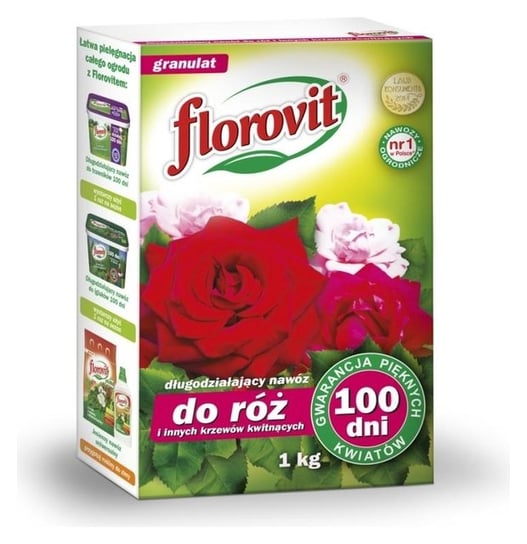 Długodziałający nawóz do róż i krzewów kwitnących FLOROVIT, 1 kg Inco
