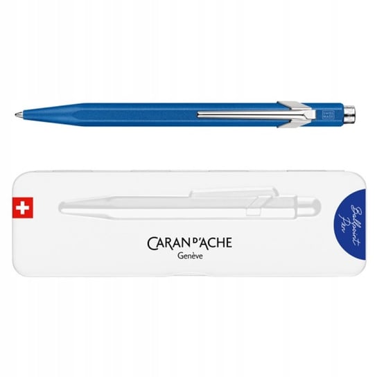 Długopis 849 Colormat-X M w pudełku niebieski CARAN D'ACHE