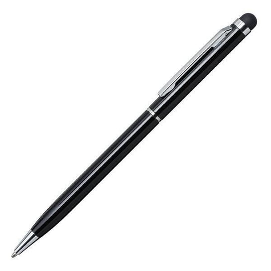 Długopis aluminiowy Touch Tip, czarny, 20 sztuk UPOMINKARNIA