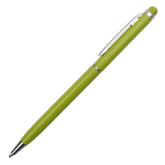 Długopis aluminiowy Touch Tip, jasnozielony, 20 sztuk UPOMINKARNIA