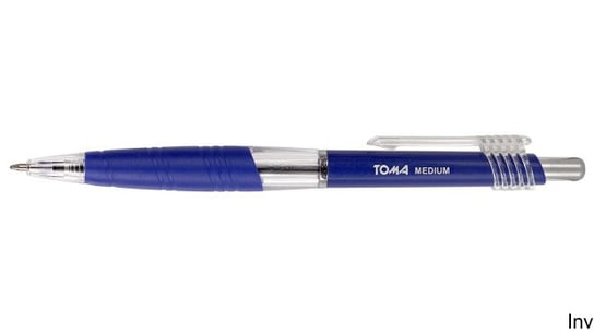 Długopis Automat Medium Z Końcówką 1,0Mm Czarny To-038 Toma Toma