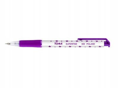 Długopis automatyczny, fioletowy BTS