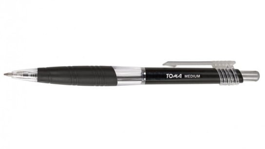 Długopis automatyczny medium TO-038, czarny Toma