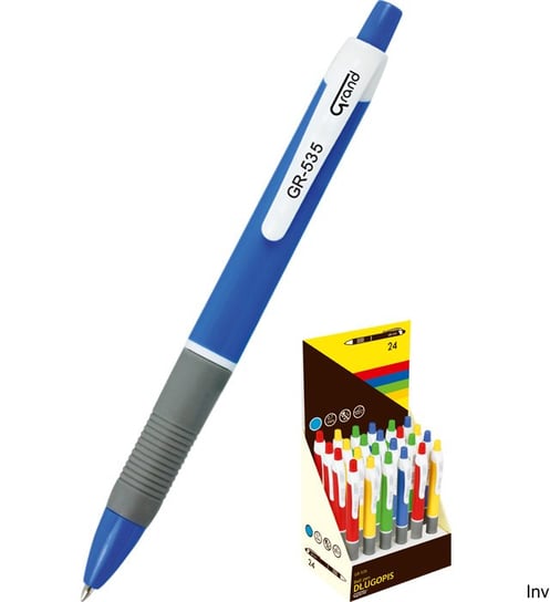 Długopis Automatyczny Niebieski 0,7 Gr-535 Grand 160-2107 Grand