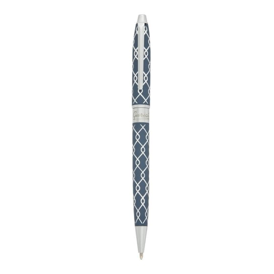 Długopis automatyczny, niebieski z wzorem Easy