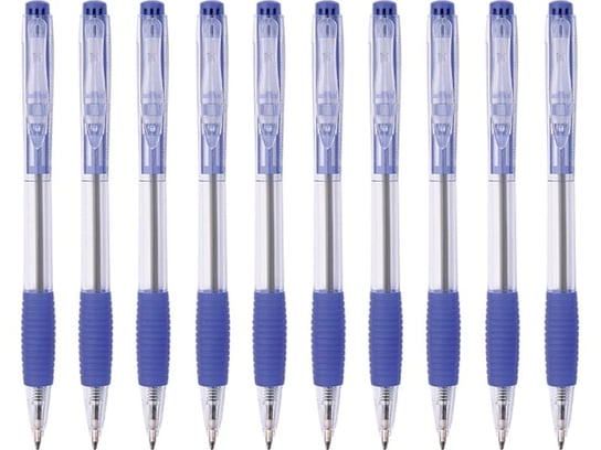Długopis automatyczny Office 0,7mm niebieski 10 sztuk Office Products