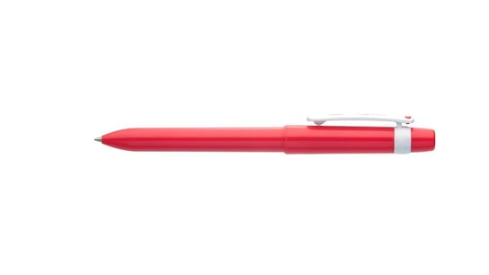 Długopis automatyczny + ołówek, Duet, czerwony Toma