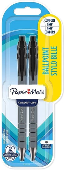Długopis automatyczny Paper Mate Flexgrip Ultra 1,0mm Czarny 2 szt. - 2027739 Paper Mate