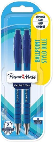 Długopis automatyczny Paper Mate Flexgrip Ultra 1,0mm Niebieski 2 szt. - 2027754 Paper Mate