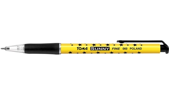 Długopis automatyczny, Sunny, czarny, 30 sztuk Toma