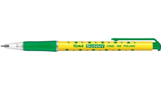 Długopis automatyczny, Sunny, zielony, 30 sztuk Toma
