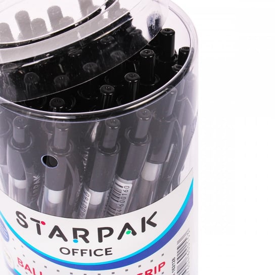 Długopis Automatyczny Z Gripem W Tubie 36 Szt. Czarny Starpak 162129 Starpak