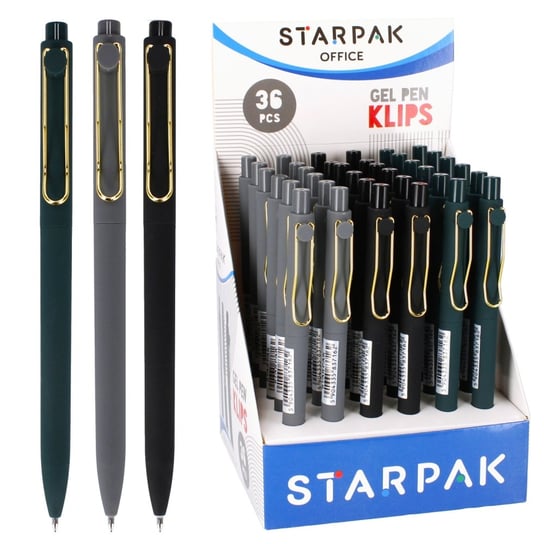 Długopis Automatyczny Żelowy Klips 1 Szt. Starpak 490054 Starpak