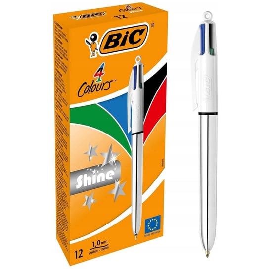 Długopis bic 4colours shine silver 982873 BIC