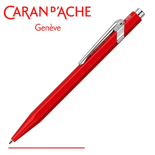 długopis caran d'ache 849 classic line, m, czerwony z czerwonym wkładem CARAN D'ACHE