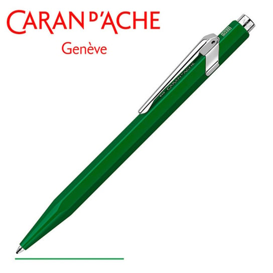 długopis caran d'ache 849 classic line, m, zielony z zielonym wkładem CARAN D'ACHE