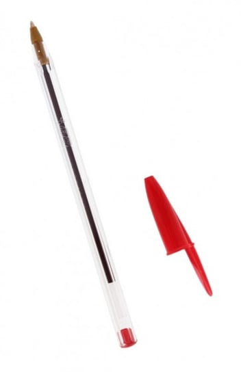 długopis Cristal 15 cm 1 mm czerwony TWM
