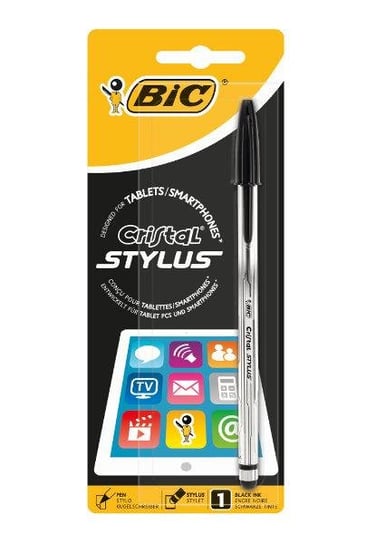 Długopis Cristal Stylus czarny blister 9021211, cena za 1szt. (BONUS 9021211) BIC