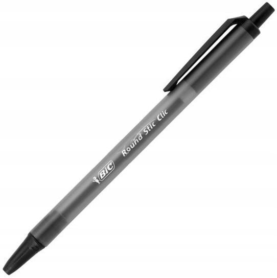 Długopis czarny, Bic round clic uniwersalny 1 mm BIC