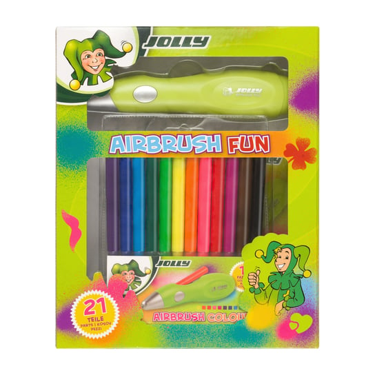Długopis do malowania Airbrush fun, 12 kolorów Jolly