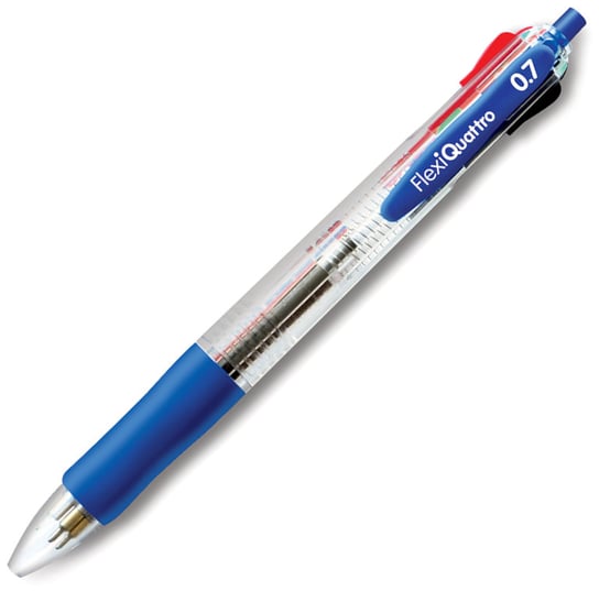 Długopis Flexi Quattro 4-Kolorowy 0,7Mm (Czarny, Czerwony, Niebieski, Zielony), Penmate PENMATE