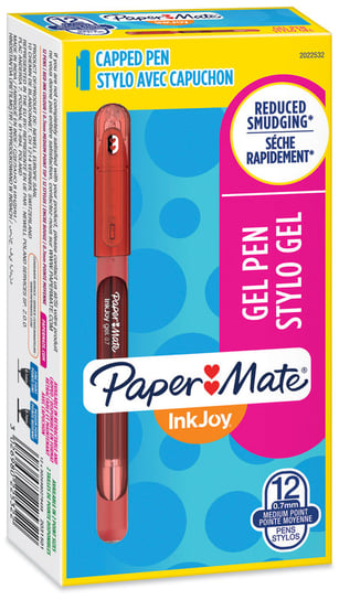 Długopis Ink Joy Gel 600 Czerwony, Paper Mate PAPERMATE