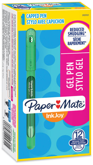 Długopis Ink Joy Gel 600 Zielony, Paper Mate PAPERMATE