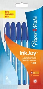 Długopis Inkjoy 100 Cap Bag, niebieski, 5 sztuk Newell Rubbermaid