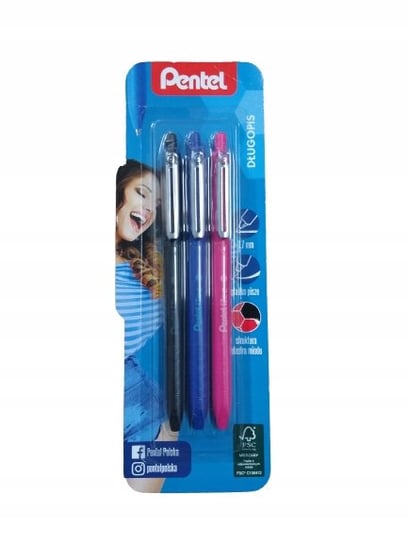 Długopis Izee Bx467 3 Kolory Pentel Pentel
