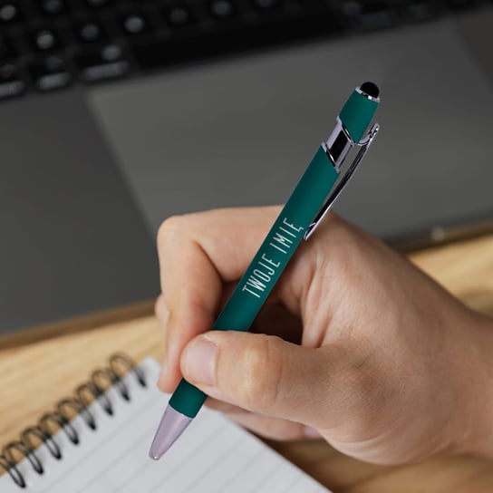Długopis Metalowy 3 - Zielony - Męski Rezon