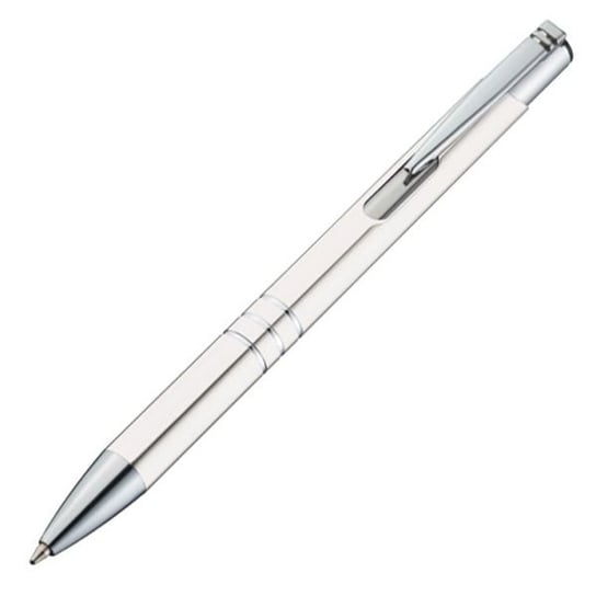 Długopis metalowy ASCOT biały HelloShop