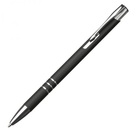 Długopis metalowy soft touch NEW JERSEY czarny HelloShop