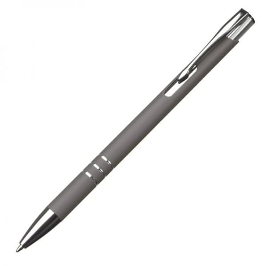 Długopis metalowy soft touch NEW JERSEY grafitowy HelloShop