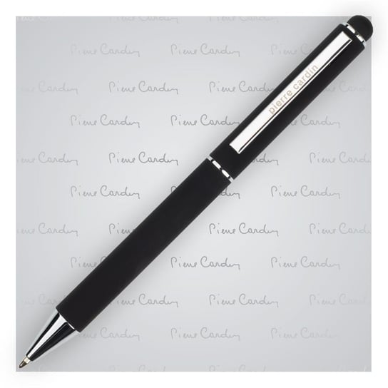 Długopis metalowy touch pen, Pierre Cardin Claudie, czarny Pierre Cardin