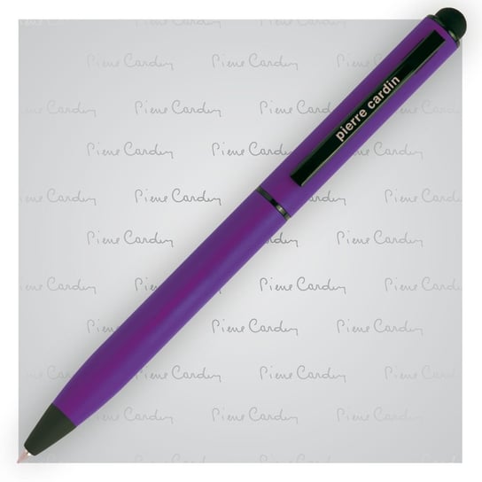Długopis metalowy touch pen, soft touch CELEBRATION Pierre Cardin fioletowy Inna marka