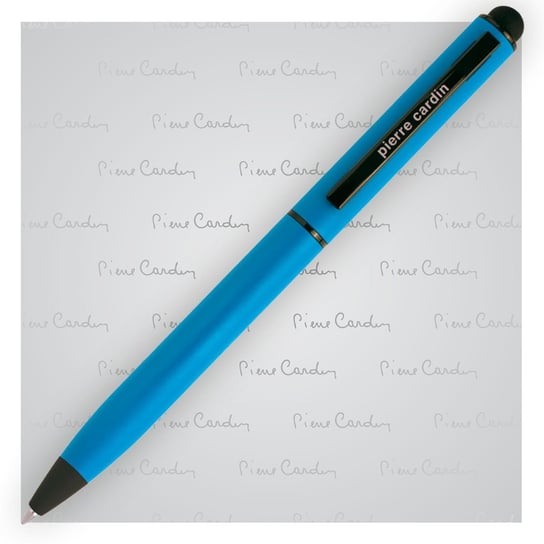 Długopis metalowy touch pen, soft touch CELEBRATION Pierre Cardin jasnoniebieski Inna marka