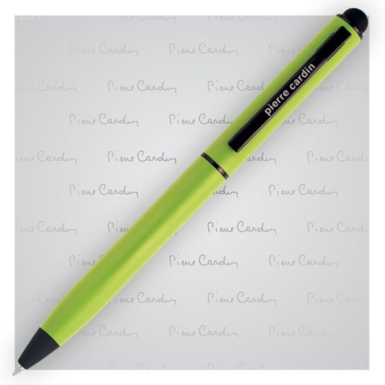 Długopis metalowy touch pen, soft touch CELEBRATION Pierre Cardin jasnozielony Inna marka