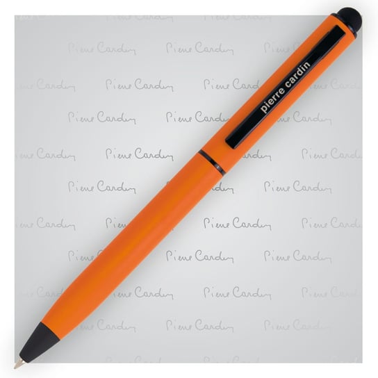 Długopis metalowy touch pen, soft touch CELEBRATION Pierre Cardin pomarańczowy Inna marka