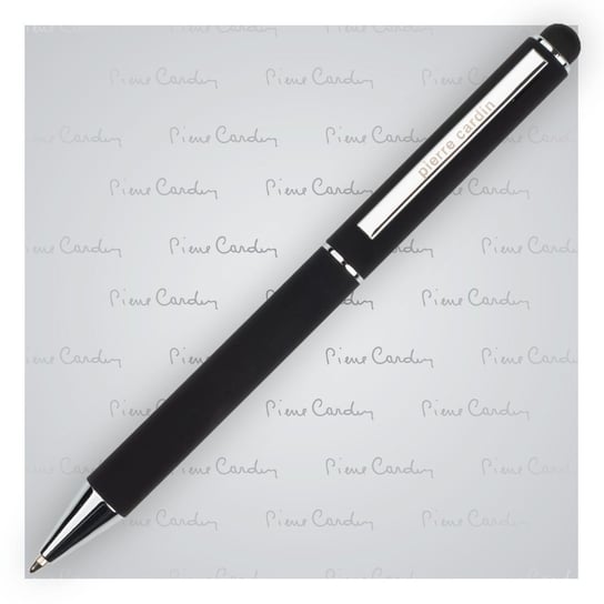 Długopis metalowy touch pen, soft touch CLAUDIE Pierre Cardin czarny Inna marka