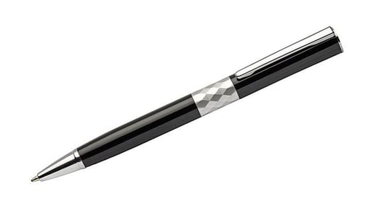 Długopis nowoczesny Gem, czarny UPOMINKARNIA