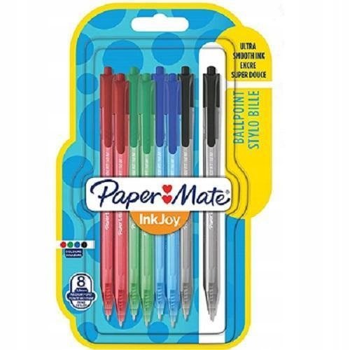 Długopis Paper Mate InkJoy RT MIX 8 szt. - 1956359 Paper Mate