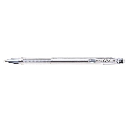 Długopis Penac ch6 0,7mm, transparentny czarny Neopak