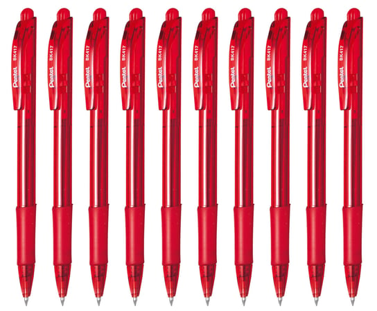 Długopis Pentel WOW! BK417 - czerwony - 10 szt. Pentel