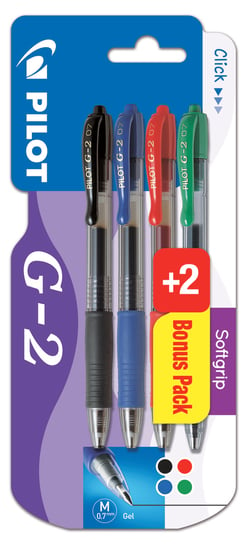 Długopis Pilot G, 2 sztuki, 4 kolory Pilot