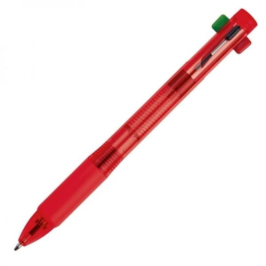 Długopis plastikowy 4w1 NEAPEL czerwony HelloShop