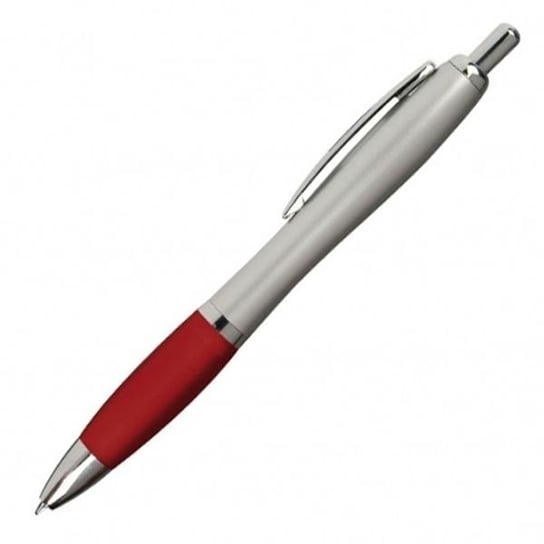 Długopis plastikowy ST,PETERSBURG bordowy-srebrny HelloShop
