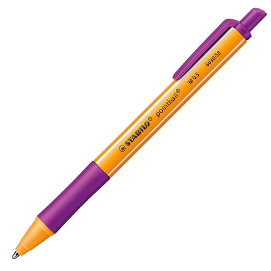 Długopis pointball fioletowy STABILO 6030-58 Stabilo